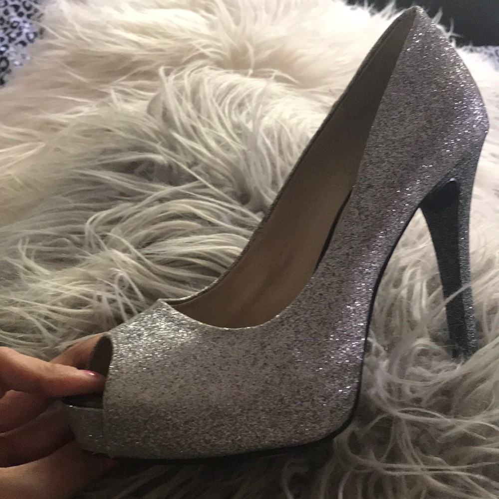 Silver heels